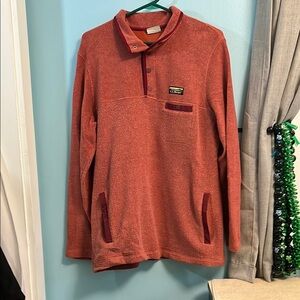 L.L. Bean Men's Rust Orange Pullover